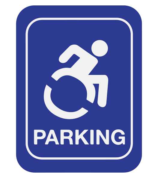 Example of Accessible Parking sign