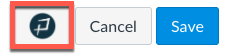 Pope Tech button is next to “Cancel” and “Save” button. 