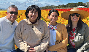 Laura Zavala and her family